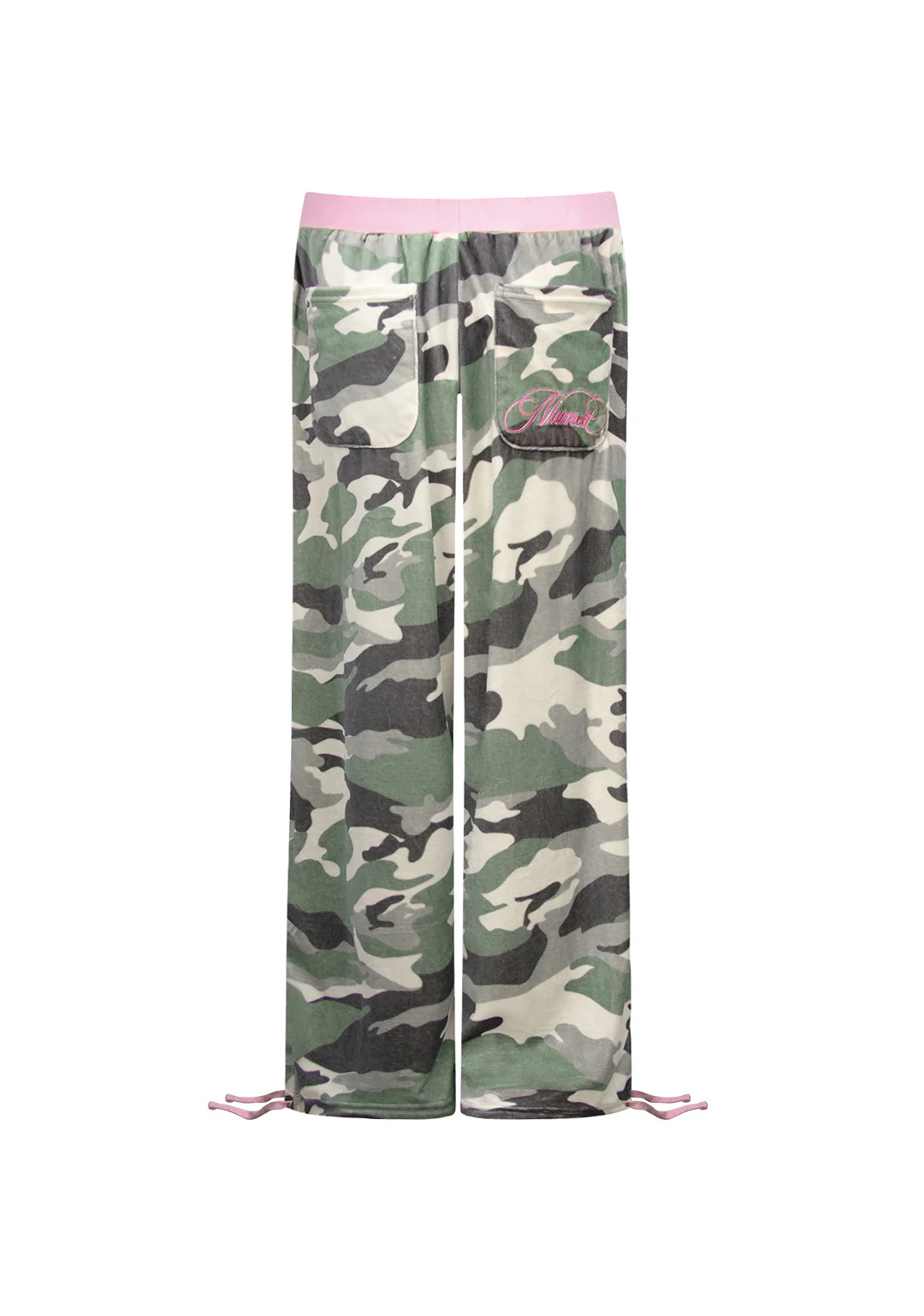 COLLIDE STUDDED VELOUR SWEATPANTS CAMO - Image 6