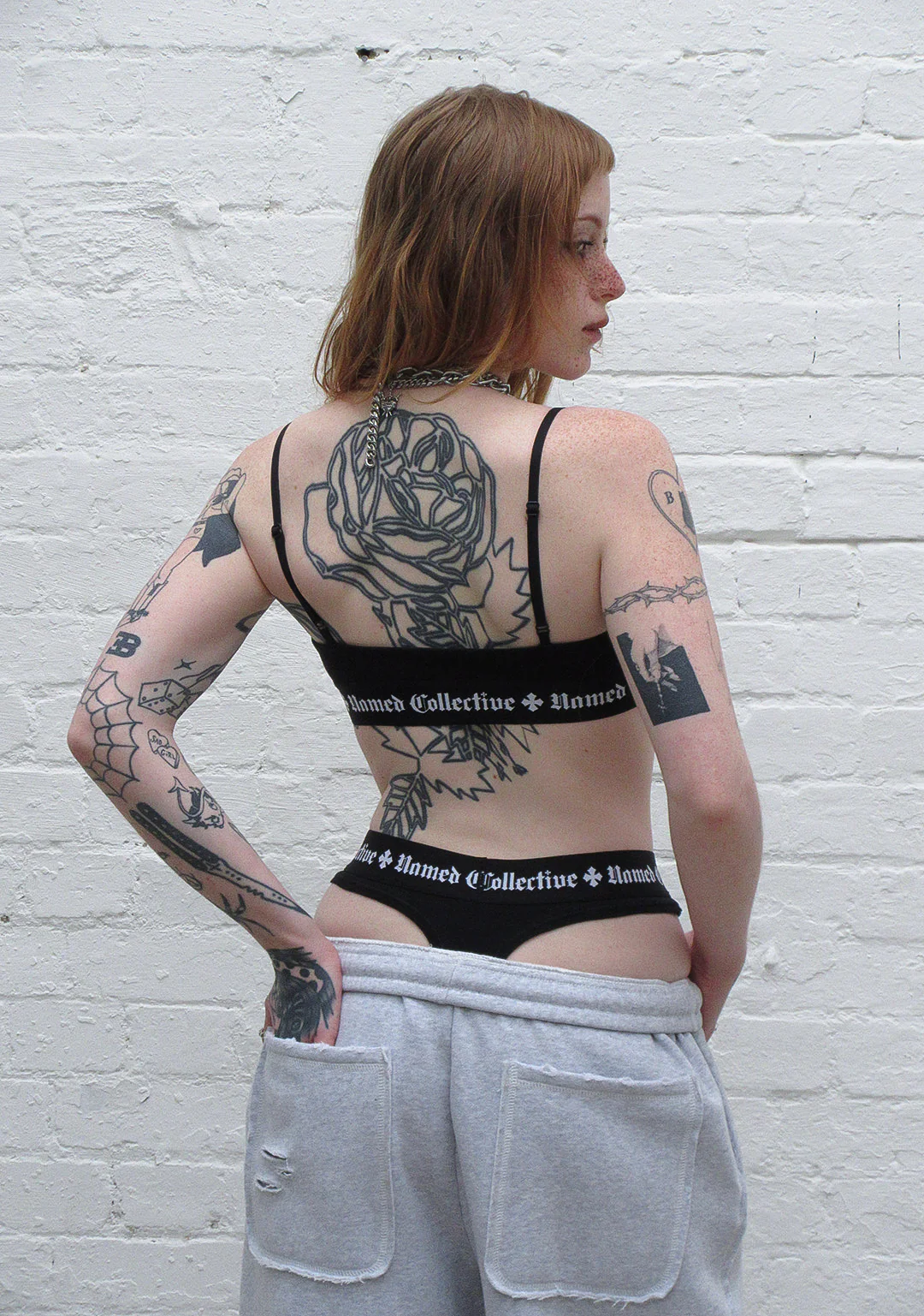 NAMED CLASSICS LOGO THONG BLACK - Image 3