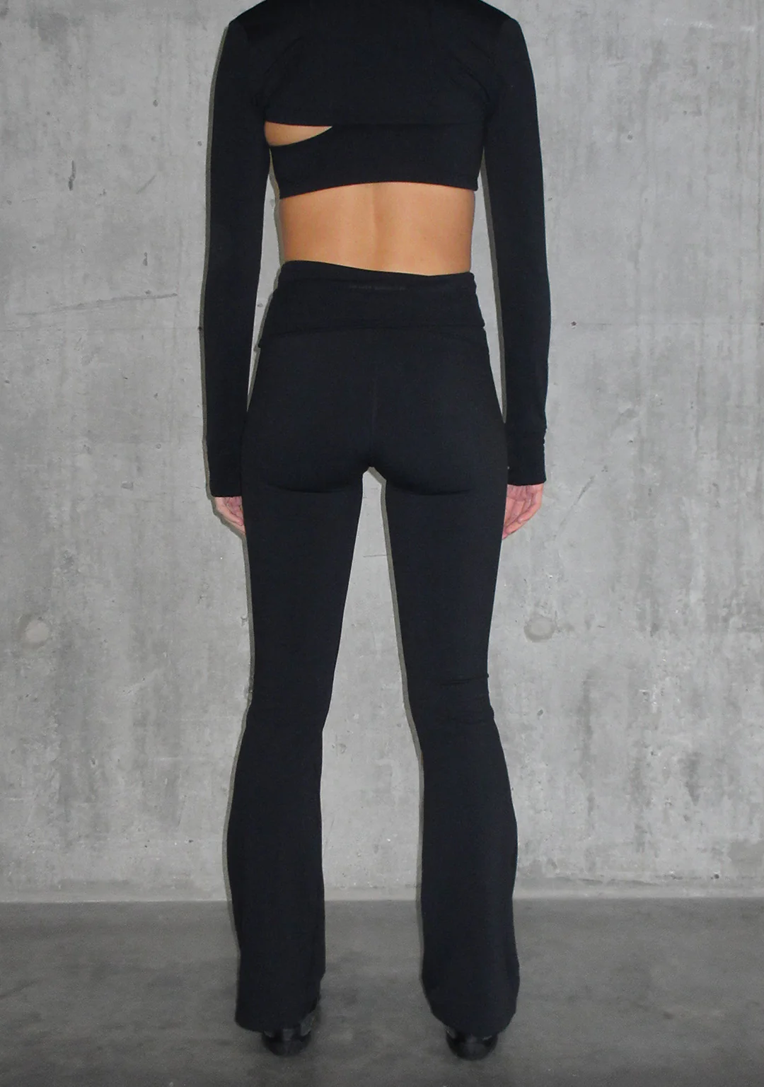 Nth ACTIVE FLARED LEGGINGS BLACK - Image 4