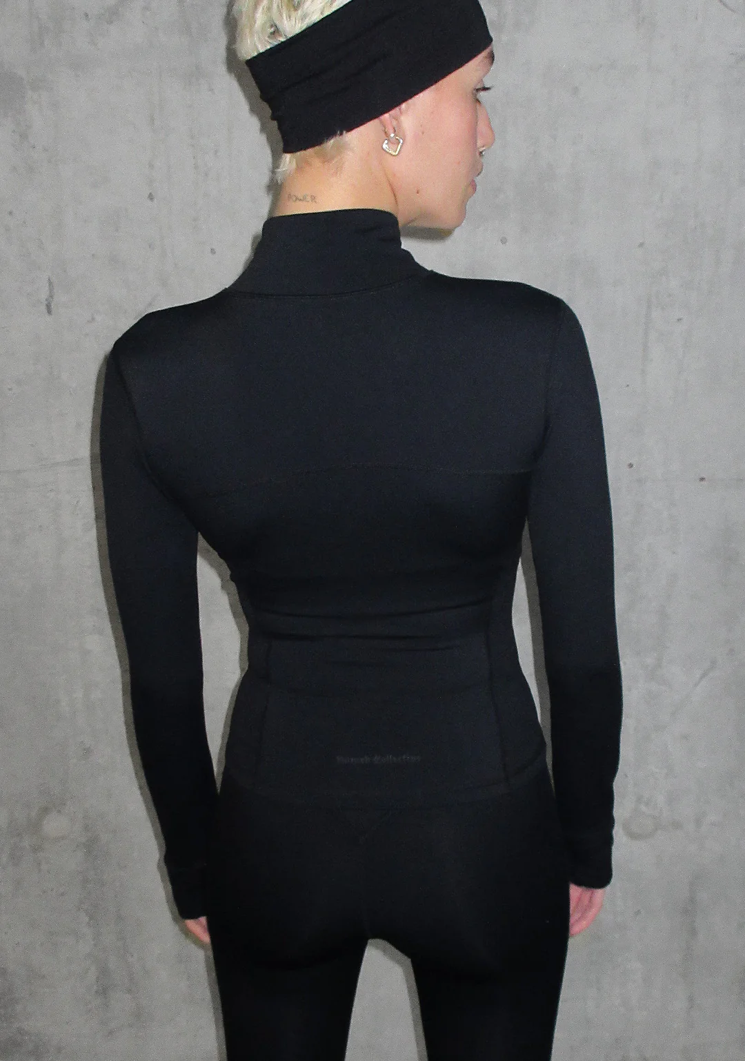 Nth ACTIVE ZIP THROUGH JACKET BLACK - Image 4