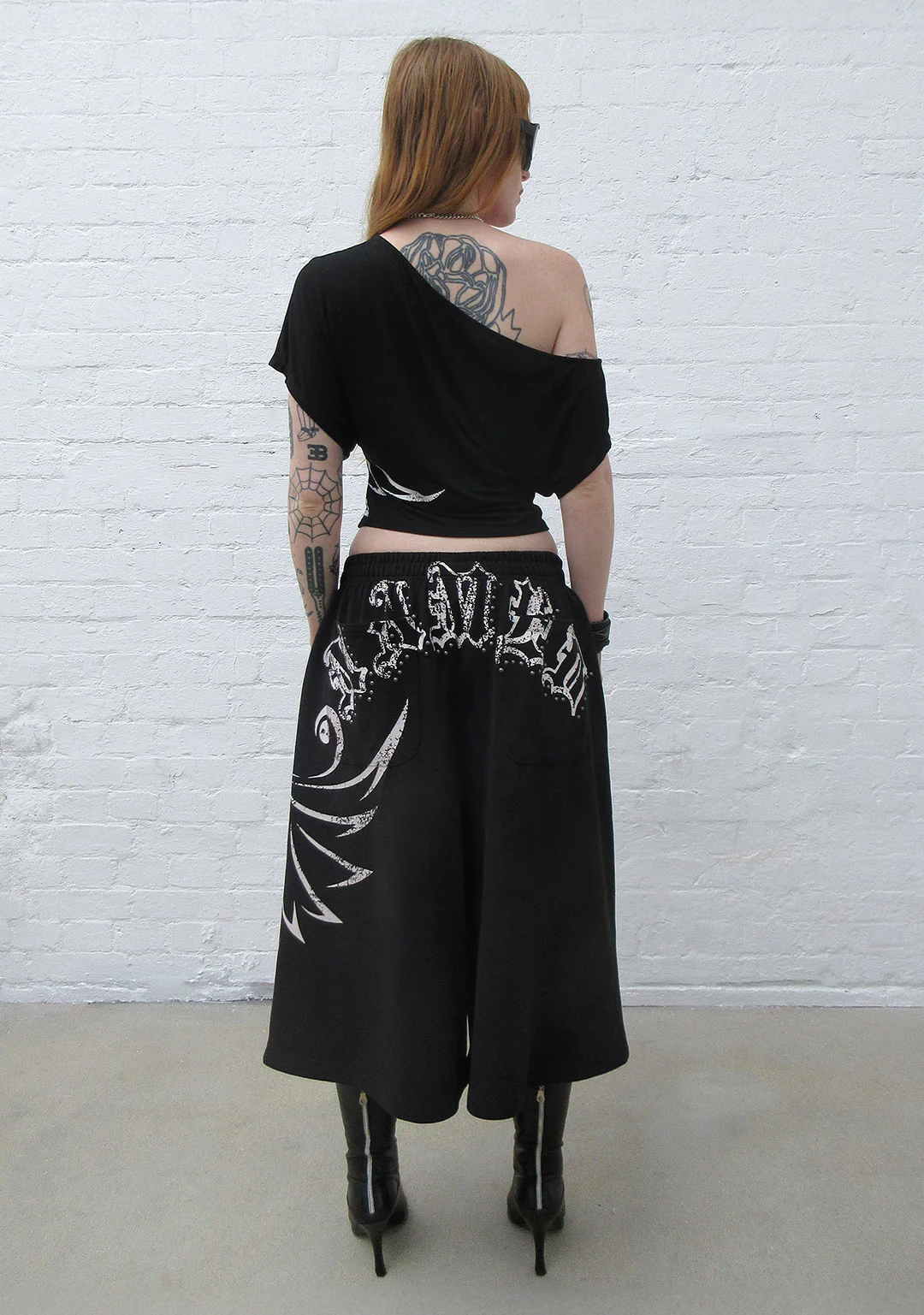 OUTLAW OFF THE SHOULDER TOP BLACK - Image 3