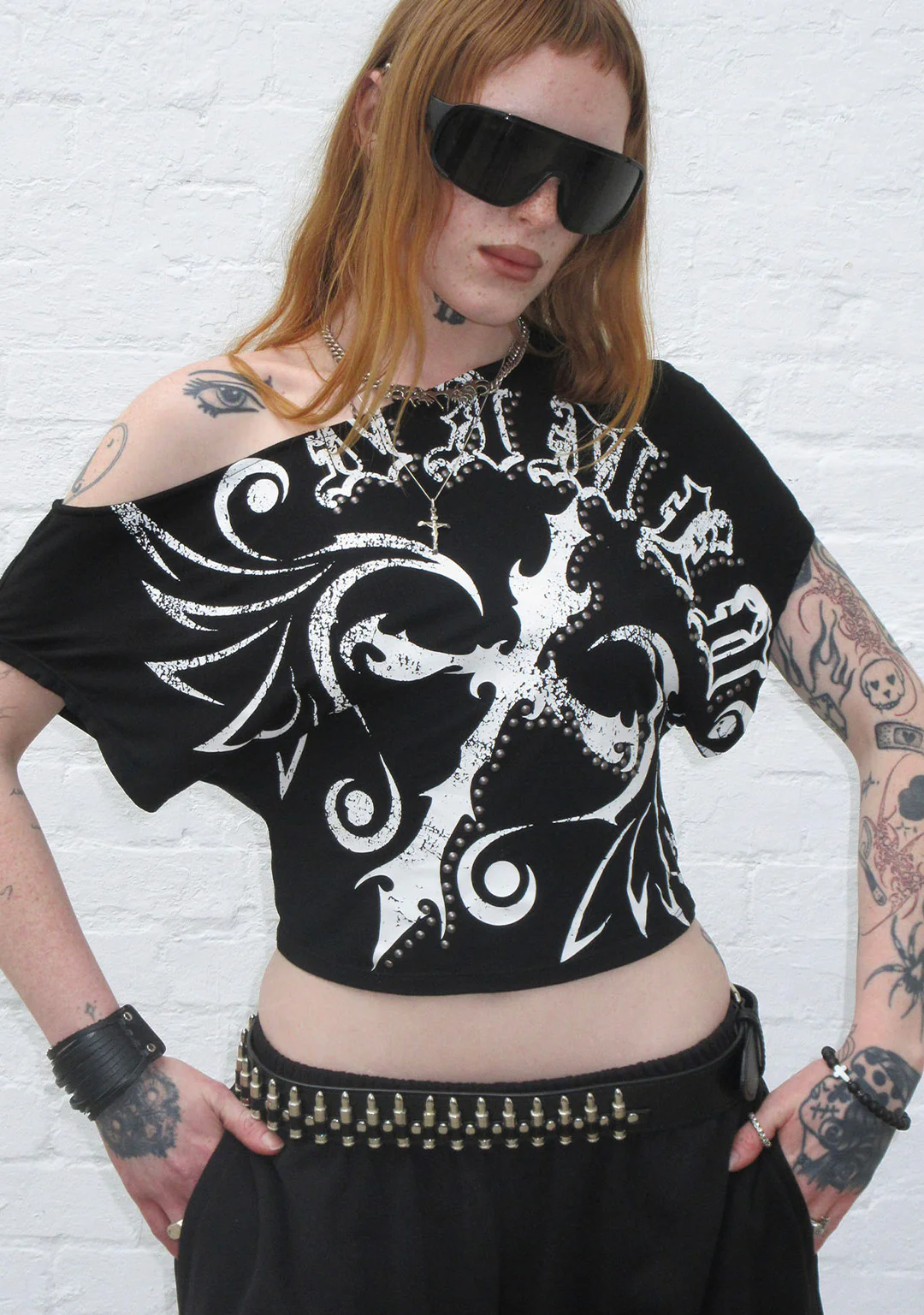 OUTLAW OFF THE SHOULDER TOP BLACK - Image 7